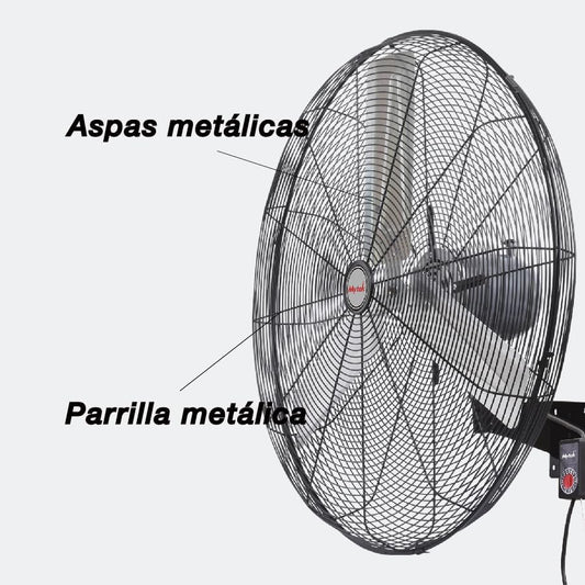 Mytek 30” - Modelo 3422 Ventilador de pared