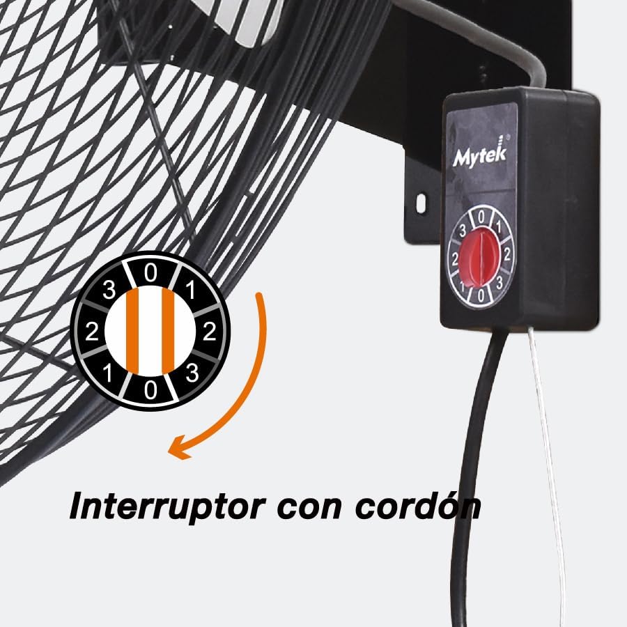 Mytek  30” - Modelo 3422 Ventilador de pared