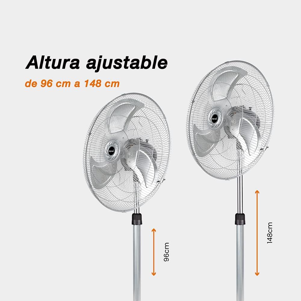 Ventilador de Pedestal Mytek 20" - Modelo 3328 Alta Velocidad