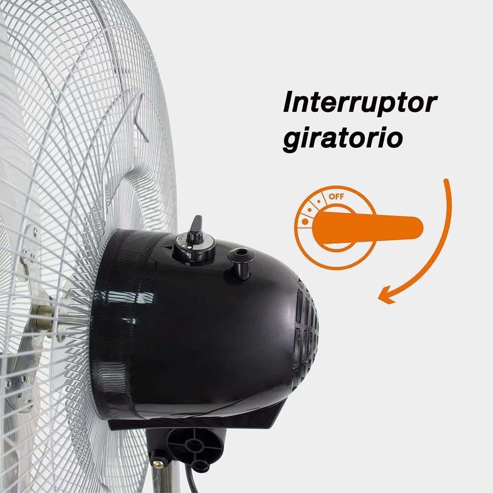Ventilador de Pedestal Mytek 20" - Modelo 3328 Alta Velocidad