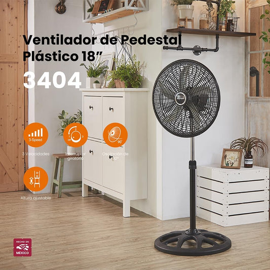Ventilador de Pedestal Mytek 18" - Modelo 3404