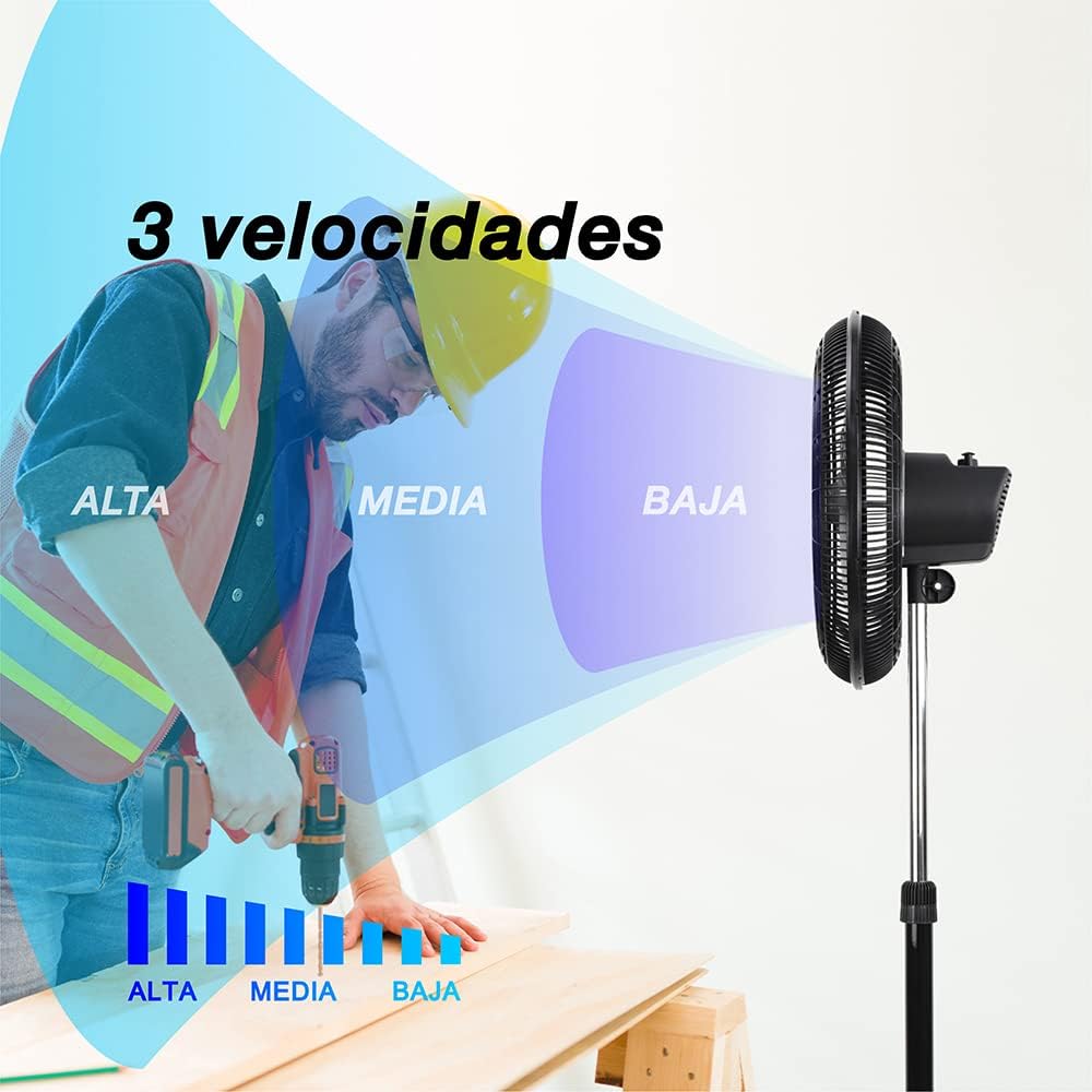 Ventilador de Pedestal Mytek 18" - Modelo 3404