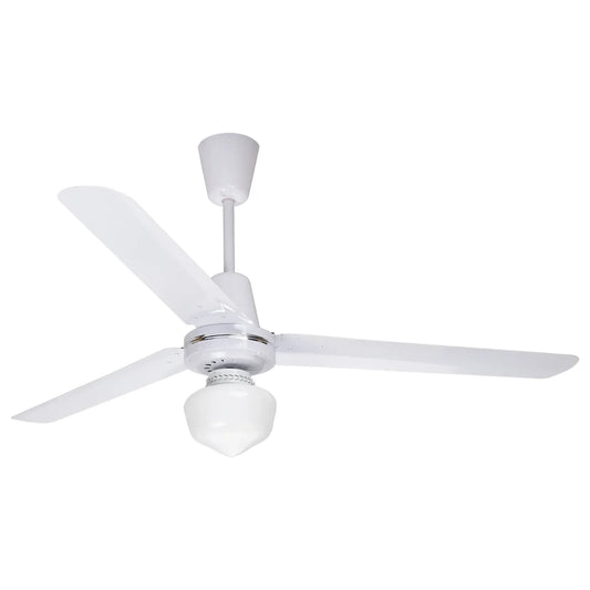 Copacabana II - Ventilador de techo blanco con luz