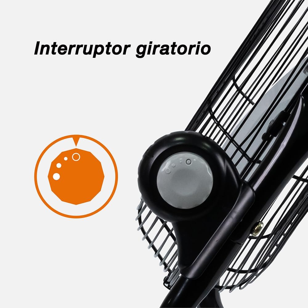 Mytek 20" 2 en 1 - Ventilador de piso y pared modelo 3406