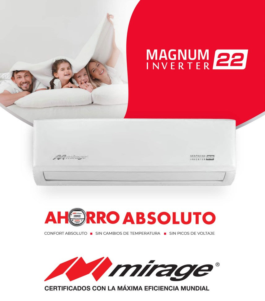 Magnum 22 - Minisplit inverter 1 tonelada 220V