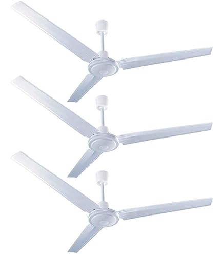 Copacabana Briz blanco sin luz - Paquete de 3 ventiladores